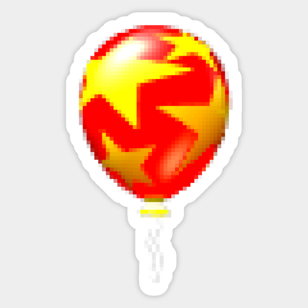 Red Balloon Sprite Sticker by SpriteGuy95